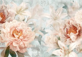 Fotótapéta Virágok Boho Bazsarózsa A Nappali Hálószobájába Flizelina Tapéta 300x210