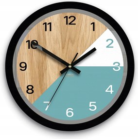 Falióra Modern, csendes mechanizmussal a hálószoba nappaliba Kerek