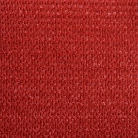 piros HDPE napvitorla 160 g/m² 3,5 x 3,5 x 4,9 m