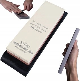 Suehiro Japán kétoldalas kerámia késélező kő 6000/1000