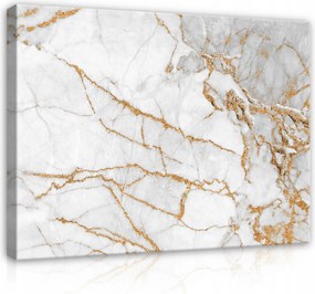 Vászonkép Márvány Absztrakt Arany Fal Vászon Hálószoba Nappali XXL 100x70
