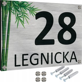 Házszámtábla Címtábla Alumínium Házszám Címke