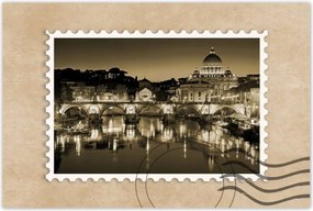 Poszterek 60x40 Róma Vatikán panoráma