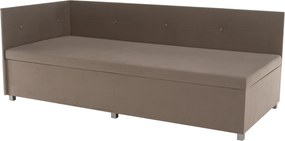 Heverő tárolóhellyel, bézses szürke, AURIA UNI