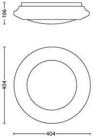 Philips 33365/31/17 - LED Mennyezeti lámpa LED/22W/230V 4000K