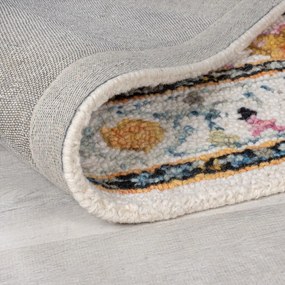 Sárga gyapjú szőnyeg 170x120 cm Dahlia - Flair Rugs