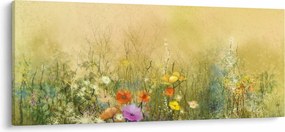 Kép - Festett rét (120x50 cm)