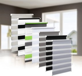 Roló ablak sötétítő nappali éjszakai fúrás nélkül világosszürke 60x220 cm