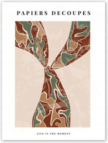 Boho papír decoupes Poszter 40x50 cm kép #T30