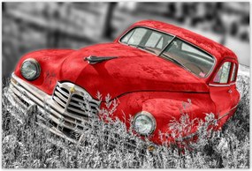 Poszterek 200x135 Piros régi autó