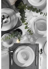 18 darabos fehér porcelán étkészlet