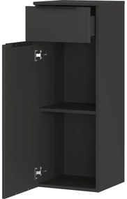 Antracitszürke magas-fali fürdőszoba szekrény 36x93 cm Crandon – Germania