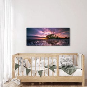Egy fa a tengerparton képe (120x50 cm)