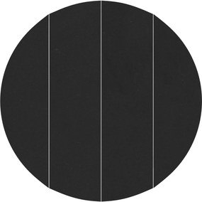 vidaXL Medence alatlappal Fekete Ø 428 cm Nemes szövet