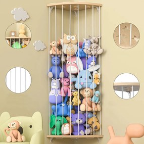 Fali, sarok plüssjátéktartó