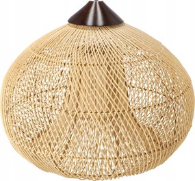 Dekoratív rattan függőlámpa 50 cm (természetes szín)