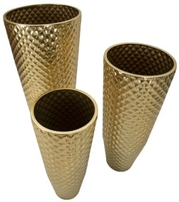 Vázatartó glotty készlet3 db ø 48x110-40x93-33x77cm