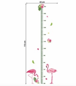 Falmatrica "Gyerek méter - Flamingók" 45x115 cm