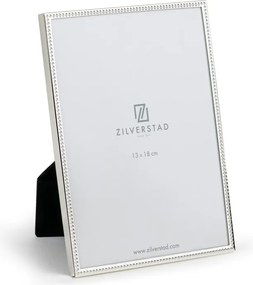 Fényes ezüstszínű fém álló képkeret 14x19 cm Sweet Memory Pearl – Zilverstad