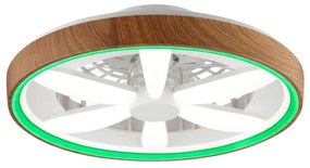 Brilliant - LED RGBW Dimmelhető mennyezeti ventilátor GAIANO LED/24W/230V + távirányító