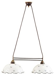 Kolarz 731.82.25 - Csillár zsinóron NONNA 2xE27/75W/230V kék