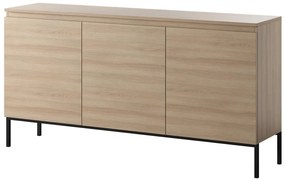 Szekrény Bennasi B3 (linberg tölgy + fekete). 1099041