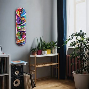 Colorful Sneakers edzett üvegkép, 20 x 80 cm