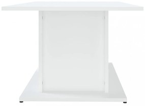 fehér szerelt fa dohányzóasztal 102x55,5x40 cm