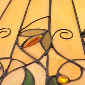 Endon 64194 - Tiffany JAMELIA láncos csillár 3xE27/60W/230V, átmérő 50 cm