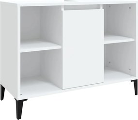 vidaXL fehér szerelt fa mosdószekrény 80 x 33 x 60 cm