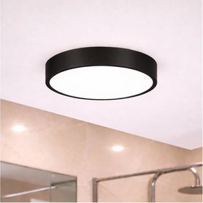 Brilagi - LED fürdőszobai mennyezeti lámpatest POOL LED/24W/230V Ø 30 cm IP54 fekete