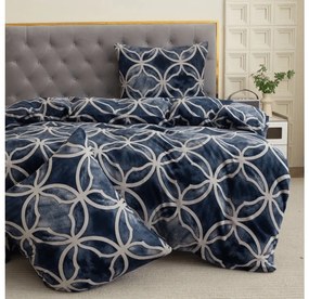 Mikroplüss ágyneműhuzat POLARA kék Ágyneműhuzat mérete: 70 x 80 cm | 140 x 200 cm