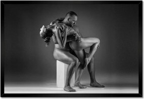 Poszterek keretben 60x40 Akt Pár Meztelen emberek