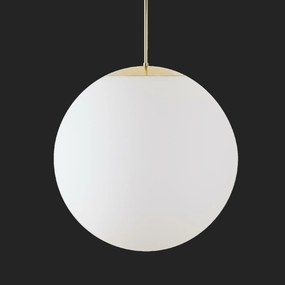 Osmont 62124 Adria P5 Hp üvegfüggő lámpa polírozott sárgaréz fehér IP4