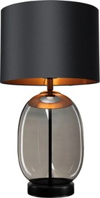 Kaspa SALVADOR BLACK 41126102 Asztali lámpa 1x25W/E27 IP20