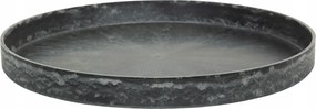 Konyhai Tálca univerzális tálaló Tálca kerek szürke Újrahasznosított