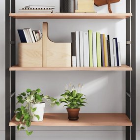 világosbarna kezelt tömör tölgyfa fali polc 80x50x2 cm