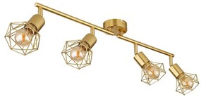 Globo 54802GB-4 - spotlámpa XARA I 4xE14/40W/230V arany