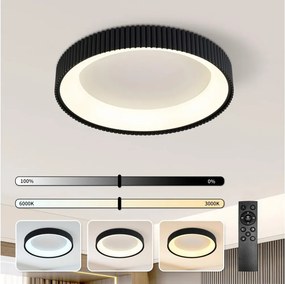 BRILAGI - LED dimmelhető mennyezeti lámpatest FALCON MODERN LED/54W/230V 60 cm fekete + távirányító