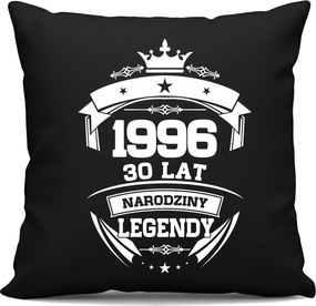 1996 Egy legenda születése 30 év Fekete Párna Ajándék 30. Születésnapra
