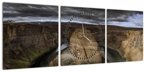 Kanyon képe (órával) (90x30 cm)