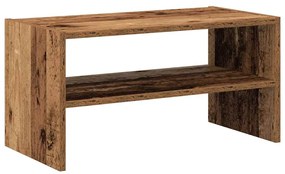 antik fa színű cipőtartó állvány halmozható 60 x 30 x 30,5 cm