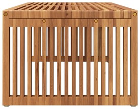 Kert Oldalasztal 90x49.7x36 cm Tömör Fa Teak