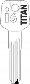 Lakókulcs Sárgaréz Lakókulcs Titan I6 Fúrt