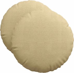 vidaXL Ülőpárnák 2 pcs Szürke zöld Ø 50 cm Bársonyos szövet