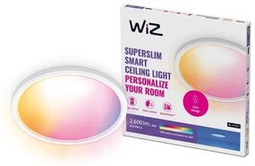 WiZ - LED RGB állítható fényű SUPERSLIM mennyezeti lámpa LED/22W/230V Wi-Fi fehé