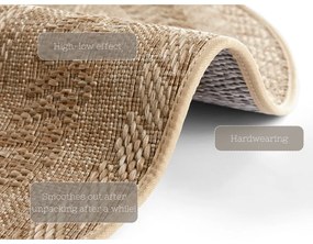 Almendro bézs kültéri szőnyeg, Ø 160 cm - NORTHRUGS