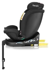 Lionelo NAVY i-Size 40-150 cm autósülés alapozattal, fekete/rózsaszín