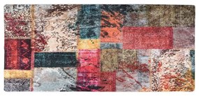 többszínű foltvarrott csúszásmentes mosható szőnyeg 80 x 300 cm