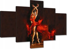 Vászonkép 100x70 Szenvedélyes tánc Nő